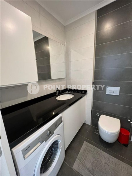 Меблированная квартира 1+1, 65м², в элитном комплексе с собственным пляжем в Каргыджаке, Алания-id-1895-фото-7