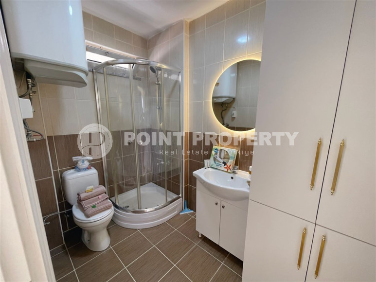 Заезжай и живи. Двухкомнатная квартира 1+1 в самом центре курортного города в 750 метрах от моря. Апартаменты находятся в районе Сарай Алании, который подходит для оформления ВНЖ.-id-1128-фото-15