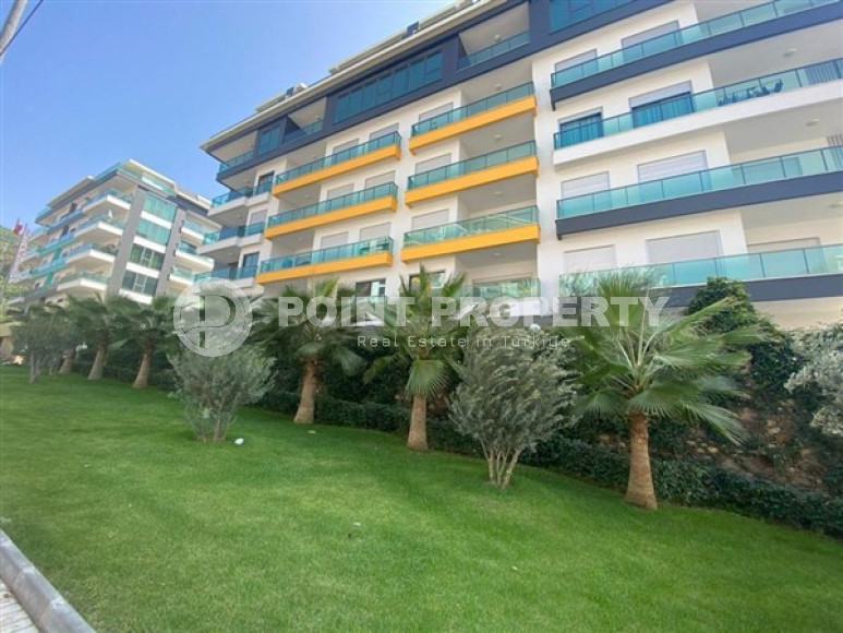 Меблированная квартира 1+1, 65м², в элитном комплексе с собственным пляжем в Каргыджаке, Алания-id-1895-фото-15