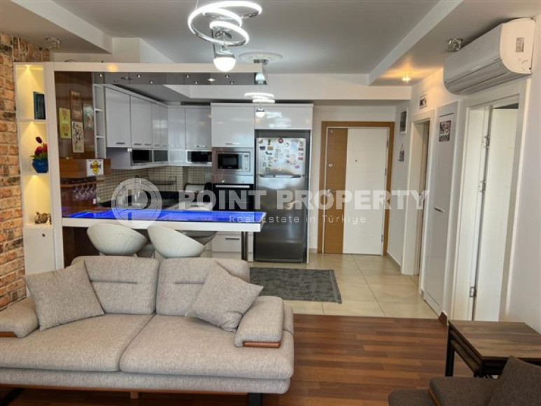 Furnished one-bedroom apartment, 65m², in a premium complex in Alanya - Cikcilli-id-1897-photo-6