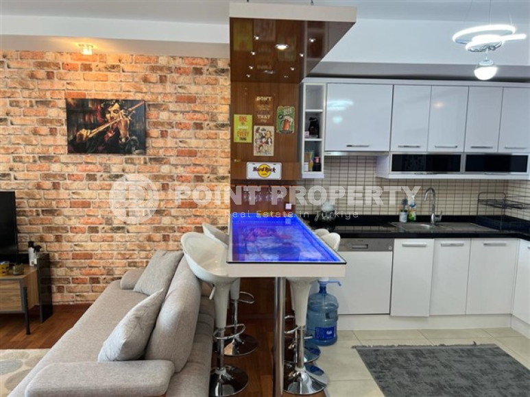 Furnished one-bedroom apartment, 65m², in a premium complex in Alanya - Cikcilli-id-1897-photo-8