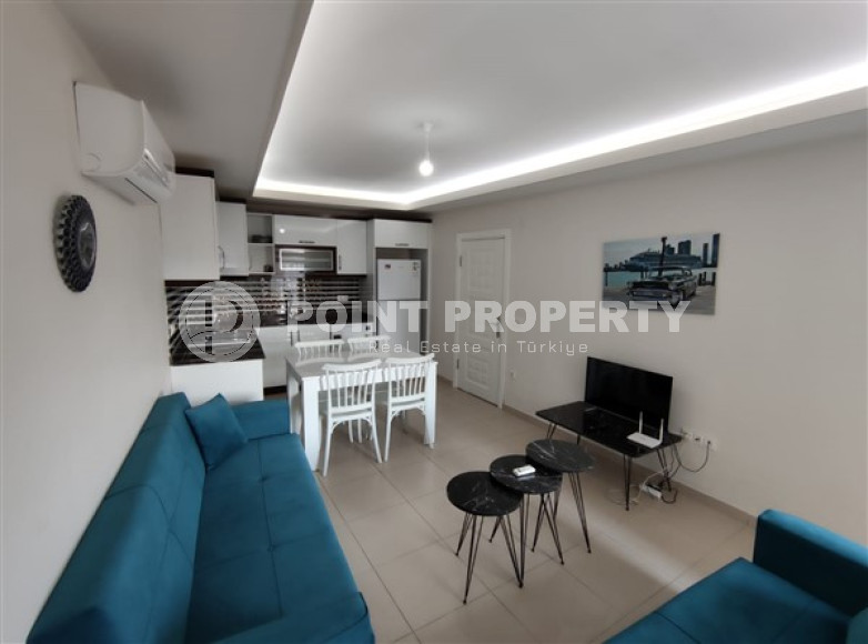 Апартаменты с одной спальней, 60м² в комплексе с инфраструктурой в Махмутларе, Алания, в 300м от моря-id-1900-фото-5