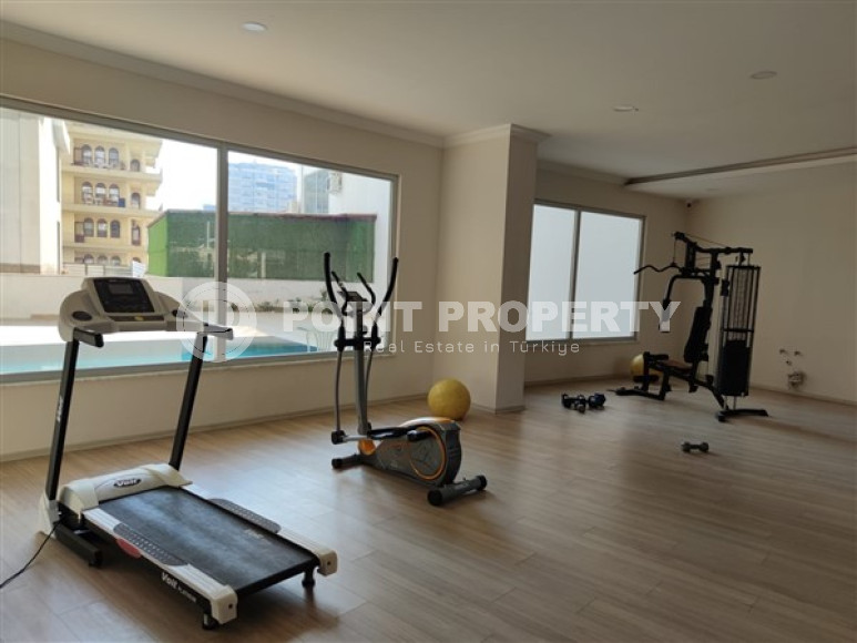 Апартаменты с одной спальней, 60м² в комплексе с инфраструктурой в Махмутларе, Алания, в 300м от моря-id-1900-фото-17