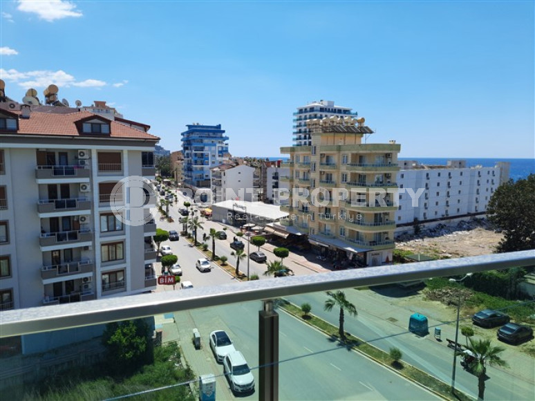 Новая квартира с двумя спальнями, 120м², с видом на море и горы в Махмутларе, Алания-id-1901-фото-9