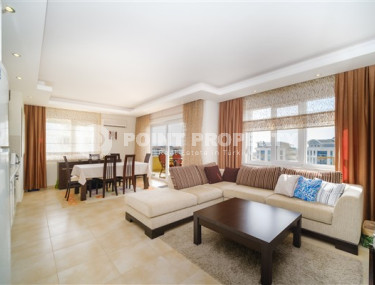 Готовая к проживанию, видовая трехкомнатная квартира, 115м², в 400м от моря в районе Алании Тосмур-id-1905-фото-4