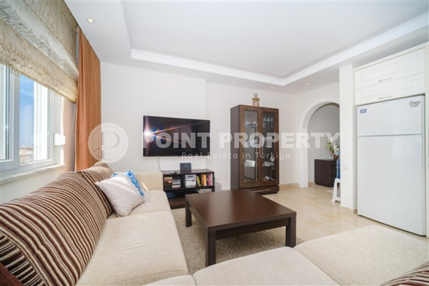 Готовая к проживанию, видовая трехкомнатная квартира, 115м², в 400м от моря в районе Алании Тосмур-id-1905-фото-8