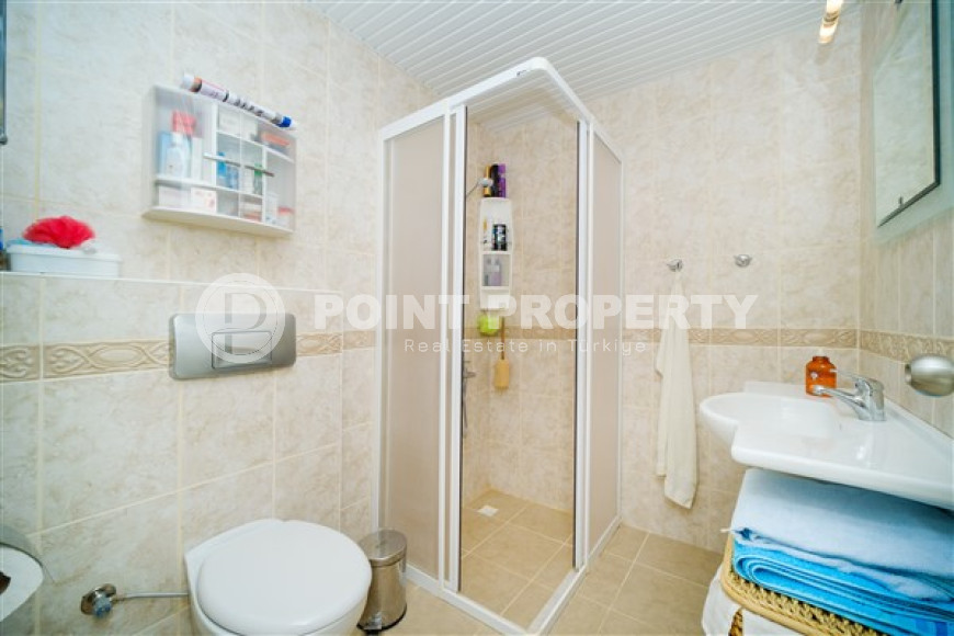 Готовая к проживанию, видовая трехкомнатная квартира, 115м², в 400м от моря в районе Алании Тосмур-id-1905-фото-18