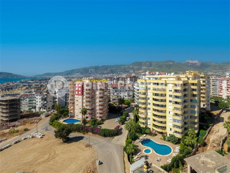 Готовая к проживанию, видовая трехкомнатная квартира, 115м², в 400м от моря в районе Алании Тосмур-id-1905-фото-20