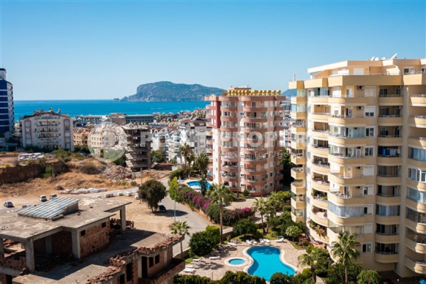 Готовая к проживанию, видовая трехкомнатная квартира, 115м², в 400м от моря в районе Алании Тосмур-id-1905-фото-21