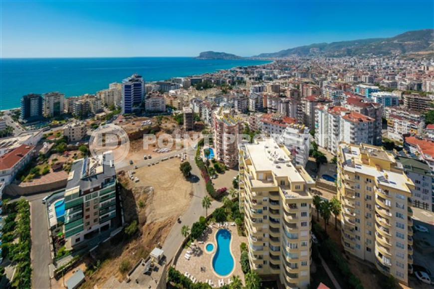 Готовая к проживанию, видовая трехкомнатная квартира, 115м², в 400м от моря в районе Алании Тосмур-id-1905-фото-26