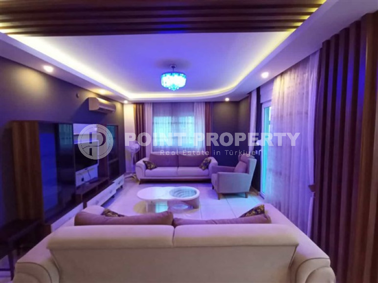 Меблированная квартира с двумя спальнями, 120м² в 350м от моря в Махмутларе, Алания-id-1908-фото-2