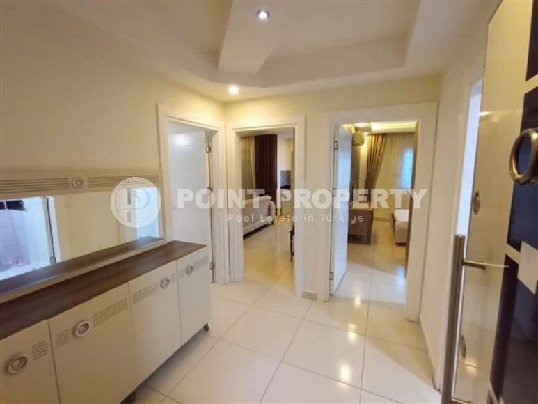 Меблированная квартира с двумя спальнями, 120м² в 350м от моря в Махмутларе, Алания-id-1908-фото-6