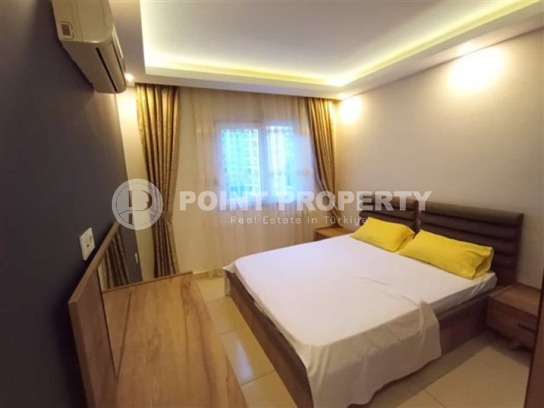 Меблированная квартира с двумя спальнями, 120м² в 350м от моря в Махмутларе, Алания-id-1908-фото-7