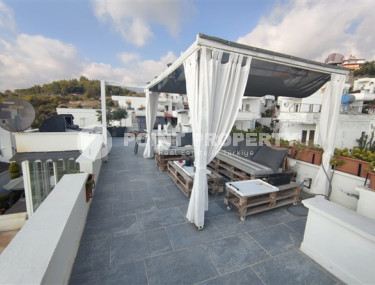 Дуплекс-вилла 4+2, 260м² на двоих владельцев, с потрясающим видом, на 1-й линии в районе Демирташ, Алания-id-1909-фото-2