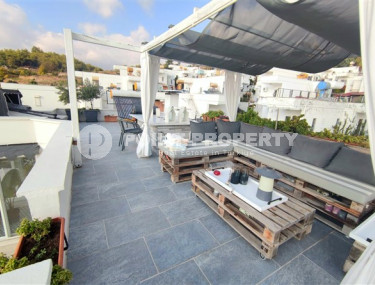 Дуплекс-вилла 4+2, 260м² на двоих владельцев, с потрясающим видом, на 1-й линии в районе Демирташ, Алания-id-1909-фото-4