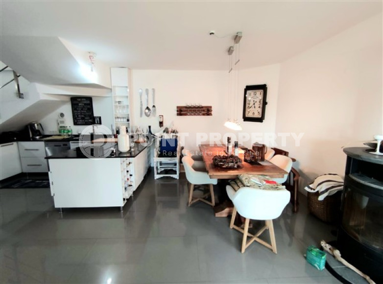 Дуплекс-вилла 4+2, 260м² на двоих владельцев, с потрясающим видом, на 1-й линии в районе Демирташ, Алания-id-1909-фото-41