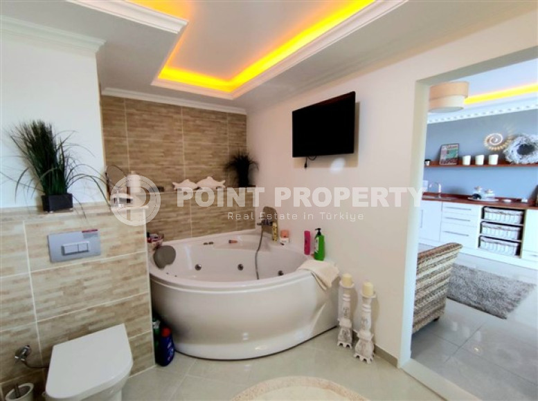 Элегантный видовой пентхаус 4+2, 250м², в 200м от моря в районе Алании - Махмутлар-id-1910-фото-11