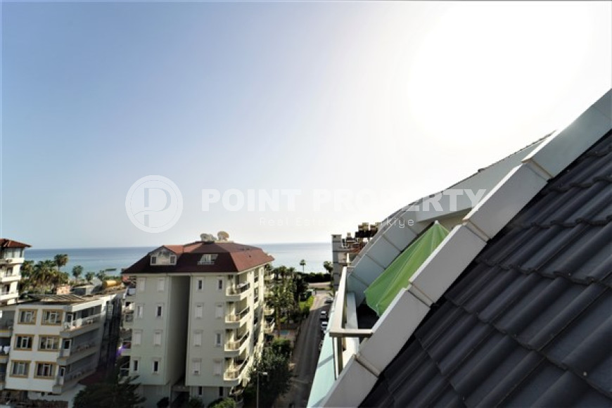 Меблированный дуплекс с двумя спальнями, 110м², в самом центре Алании, в 50м от пляжа Клеопатры-id-1911-фото-2