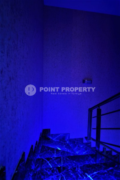 Меблированный дуплекс с двумя спальнями, 110м², в самом центре Алании, в 50м от пляжа Клеопатры-id-1911-фото-11