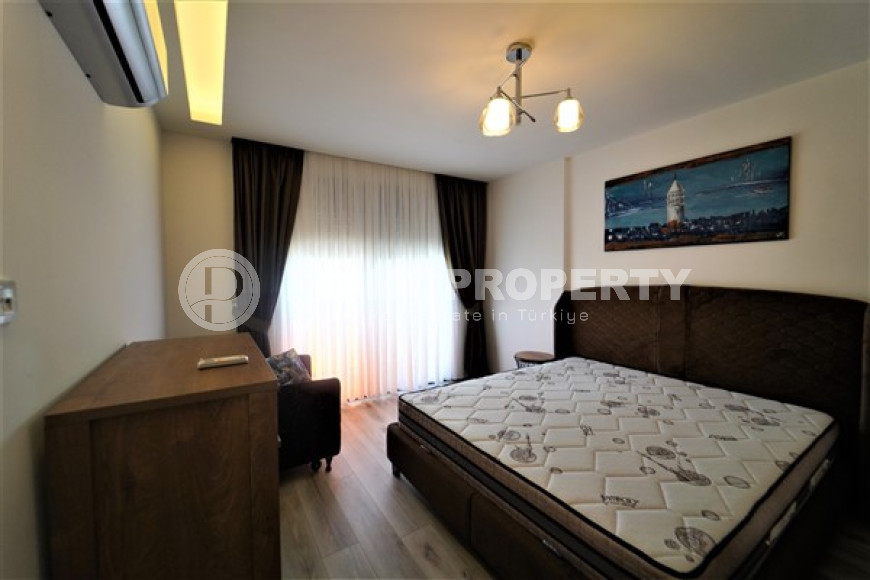 Меблированный дуплекс с двумя спальнями, 110м², в самом центре Алании, в 50м от пляжа Клеопатры-id-1911-фото-14