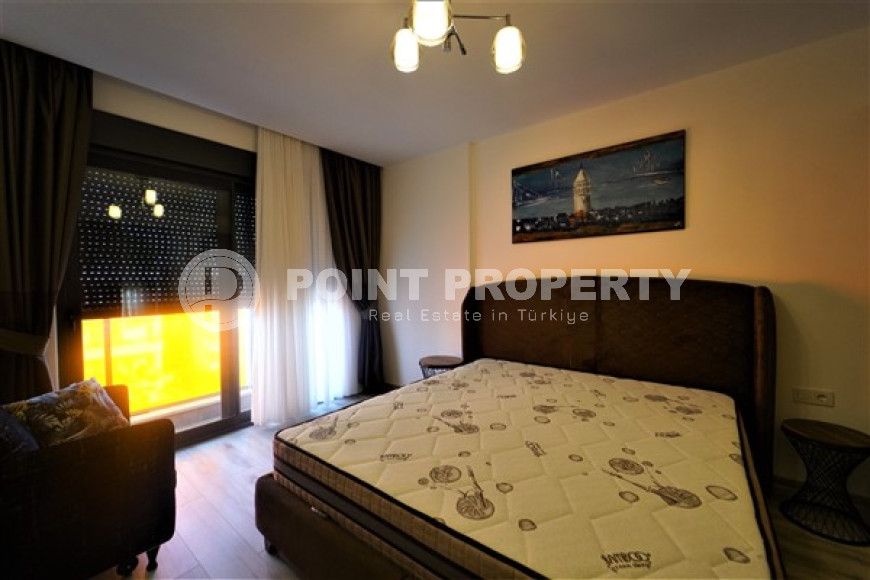 Меблированный дуплекс с двумя спальнями, 110м², в самом центре Алании, в 50м от пляжа Клеопатры-id-1911-фото-16