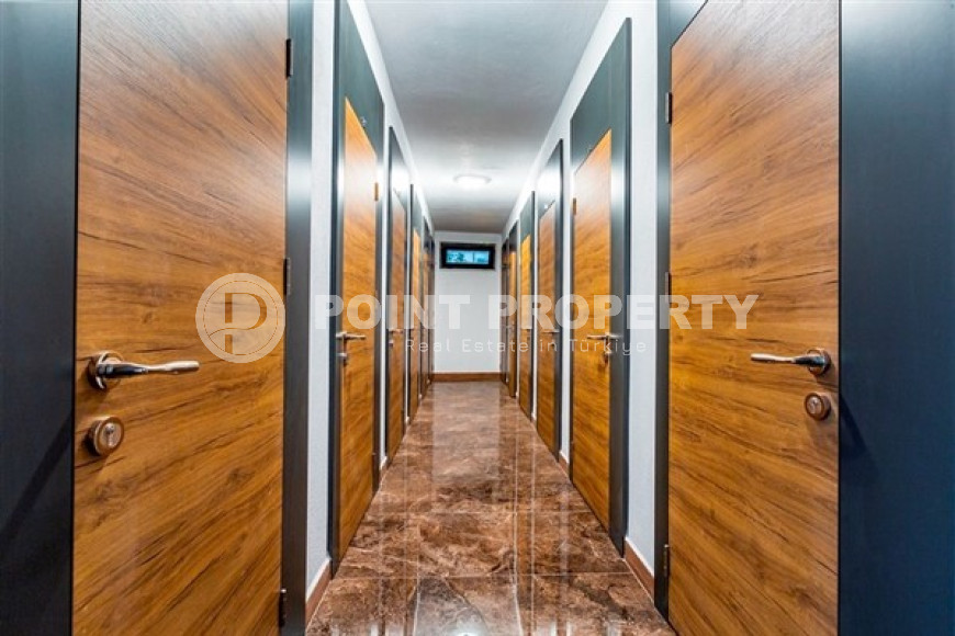 Меблированный дуплекс с двумя спальнями, 110м², в самом центре Алании, в 50м от пляжа Клеопатры-id-1911-фото-24