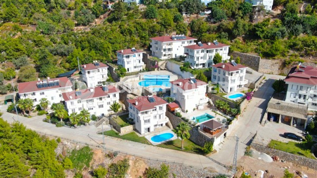 Просторная вилла 6+2, 310м² в коттеджном комплексе в элитном горном районе Алании Бекташ-id-1916-фото-4