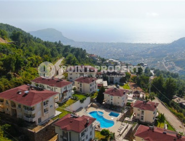 Трехэтажная вилла 6+2, 310м², в комплексе таунхаусов с личным бассейном, в горном районе Алании Бекташ-id-1919-фото-3