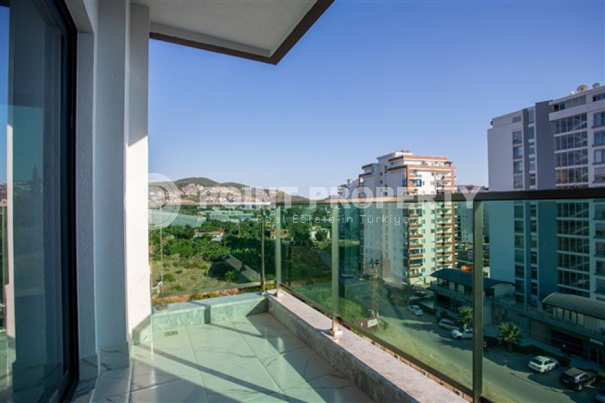 Трехкомнатная видовая квартира, 74м², в комплексе премиум класса в 700м от моря в районе Махмутлар, Алания-id-1923-фото-26