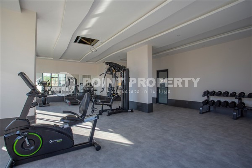 Трехкомнатная видовая квартира, 74м², в комплексе премиум класса в 700м от моря в районе Махмутлар, Алания-id-1923-фото-32