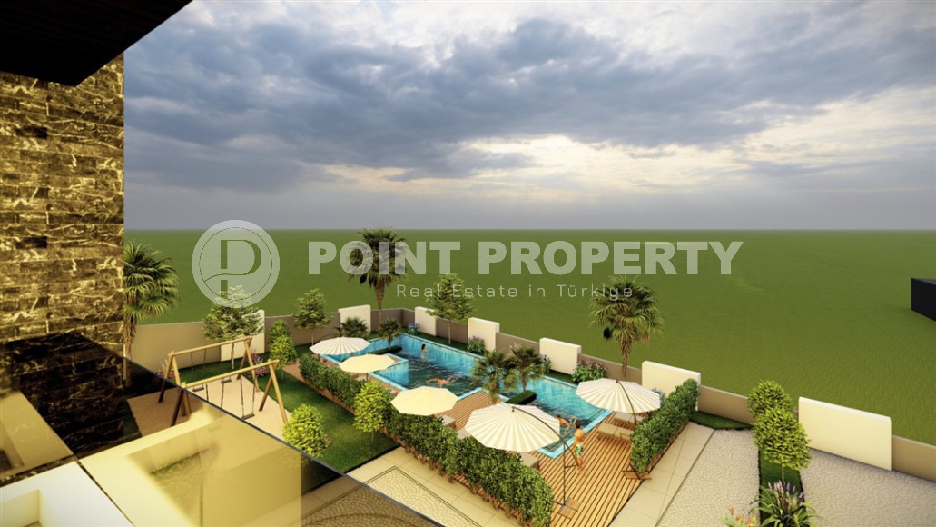 Квартиры в жилом комплексе на завершающем этапе строительства в районе Верхней Оба. Большая зеленая территория, подземный паркинг, 53 - 228 м2.-id-1133-фото-17