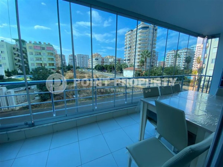 Уютная двухкомнатная квартира, 65м², в резиденции с бассейном в районе Махмутлар, Алания-id-1933-фото-12