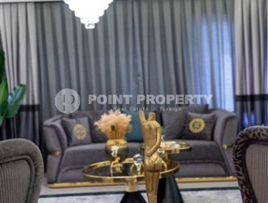 Элегантная трехкомнатная квартира, 195м², с дизайнерским интерьером в Махмутларе, в 700 метрах от моря-id-1935-фото-4