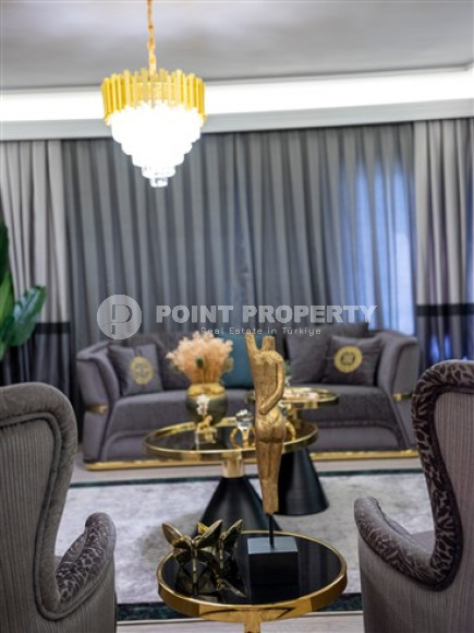 Элегантная трехкомнатная квартира, 195м², с дизайнерским интерьером в Махмутларе, в 700 метрах от моря-id-1935-фото-4