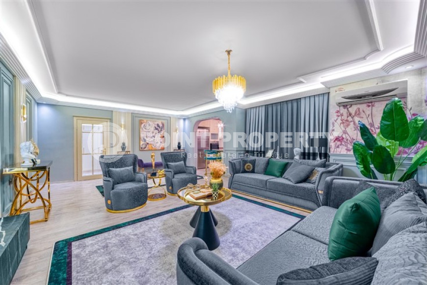 Элегантная трехкомнатная квартира, 195м², с дизайнерским интерьером в Махмутларе, в 700 метрах от моря-id-1935-фото-6