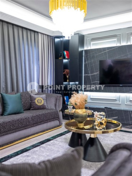 Элегантная трехкомнатная квартира, 195м², с дизайнерским интерьером в Махмутларе, в 700 метрах от моря-id-1935-фото-9