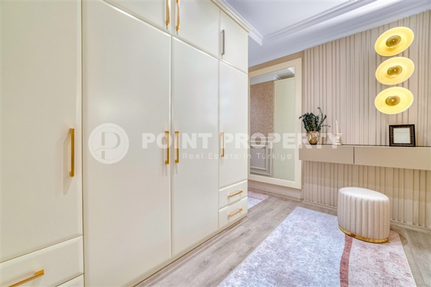 Элегантная трехкомнатная квартира, 195м², с дизайнерским интерьером в Махмутларе, в 700 метрах от моря-id-1935-фото-24