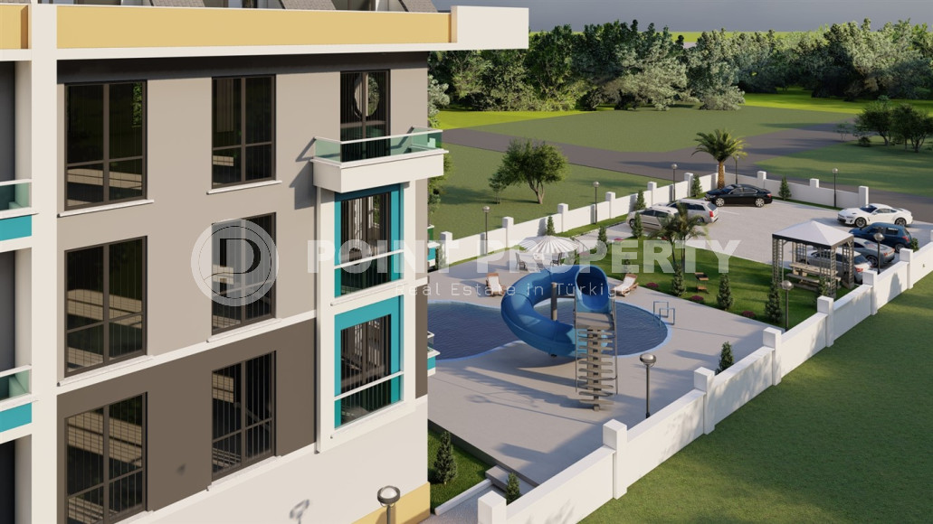 Новейший инвестиционный проект с комфортными апартаментами 1+1 и просторными пентхаусами 2+1 по приятной цене в Паялларе, в 15 км от центра Аланьи.-id-1134-фото-12