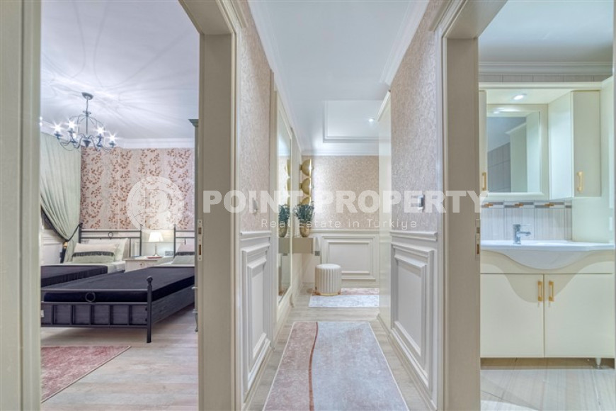 Элегантная трехкомнатная квартира, 195м², с дизайнерским интерьером в Махмутларе, в 700 метрах от моря-id-1935-фото-31