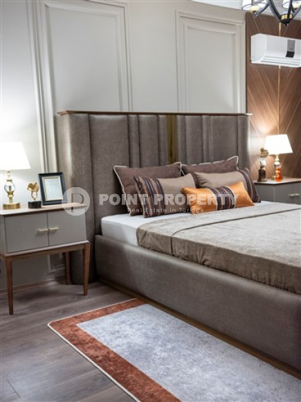 Элегантная трехкомнатная квартира, 195м², с дизайнерским интерьером в Махмутларе, в 700 метрах от моря-id-1935-фото-33