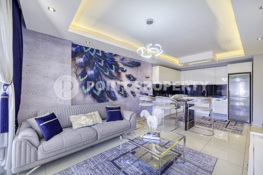 Elegant one-bedroom apartment, 60m², in a luxury complex in Alanya - Cikcilli-id-1937-photo-2