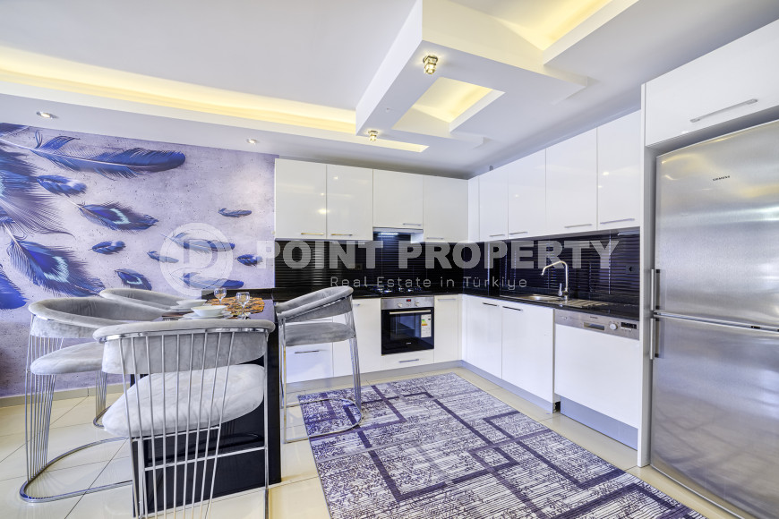 Elegant one-bedroom apartment, 60m², in a luxury complex in Alanya - Cikcilli-id-1937-photo-5