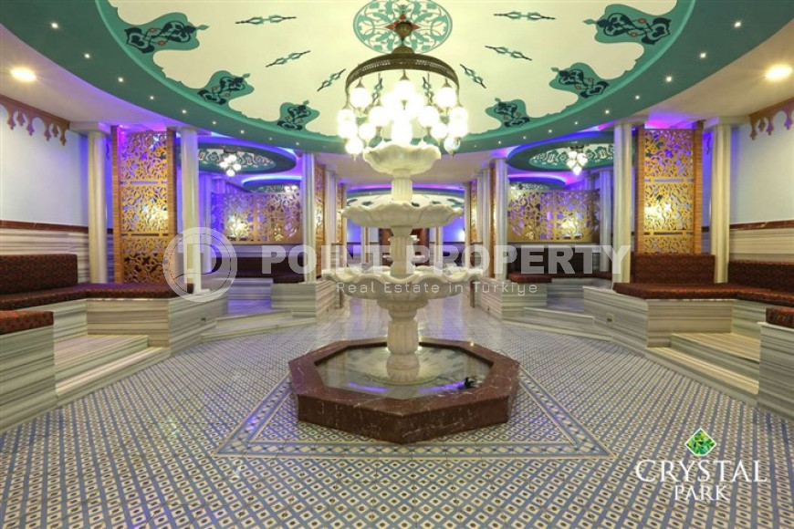 Elegant one-bedroom apartment, 60m², in a luxury complex in Alanya - Cikcilli-id-1937-photo-12