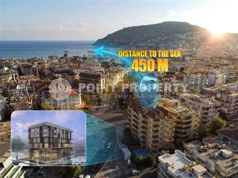 Инвестиционный проект: апартаменты 1+1, 50м², в центре Алании, 450м от моря, с беспроцентной рассрочкой-id-1939-фото-1