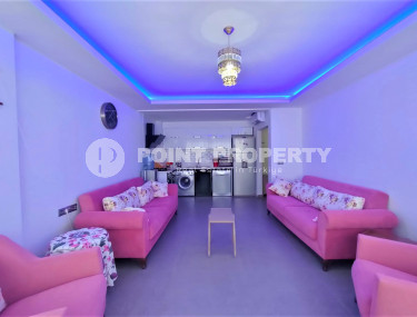 Двухкомнатная квартира планировки 1+1, 60 м2 в престижной районе Оба в Алании в 300 метрах от моря. Заезжай и живи.-id-1135-фото-2