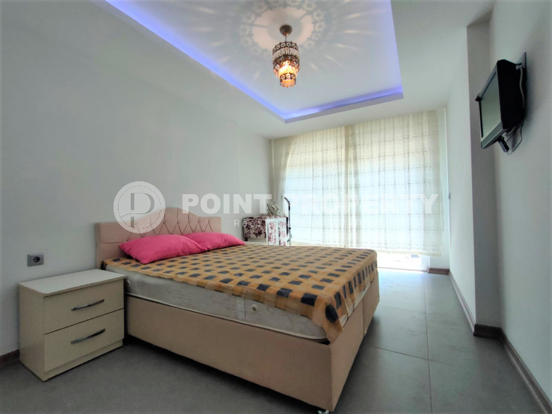 Двухкомнатная квартира планировки 1+1, 60 м2 в престижной районе Оба в Алании в 300 метрах от моря. Заезжай и живи.-id-1135-фото-5