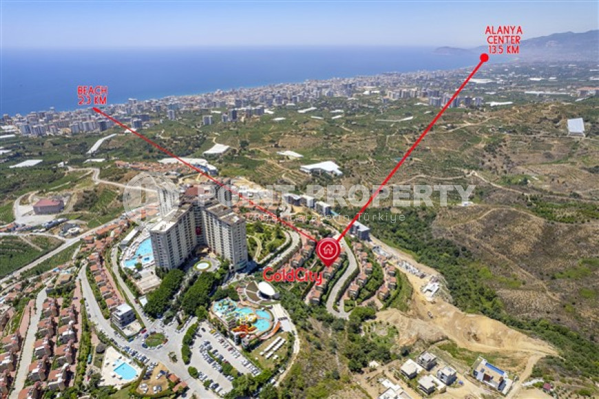 Меблированная квартира 1+1, 70м², в Каргыджаке, Алания, в комплексе премиум класса с собственным пляжем-id-1944-фото-2