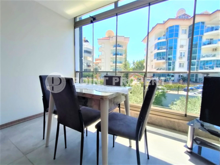 Двухкомнатная квартира планировки 1+1, 60 м2 в престижной районе Оба в Алании в 300 метрах от моря. Заезжай и живи.-id-1135-фото-9