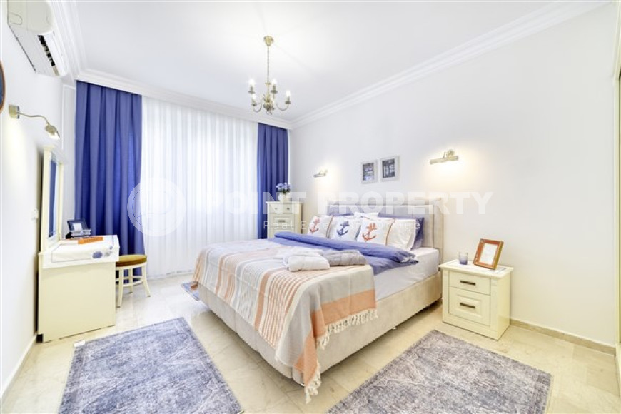 Меблированная квартира 1+1, 70м², в Каргыджаке, Алания, в комплексе премиум класса с собственным пляжем-id-1944-фото-9