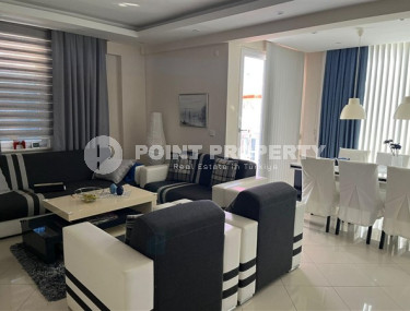 Меблированная квартира 2+1, 100м², в центре Алании в современном доме с бассейном-id-1946-фото-5